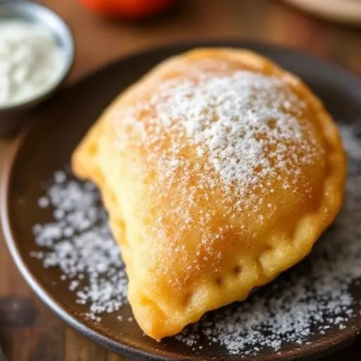 Golden, crispy sopapillas dusted with cinnamon sugar, served with honey