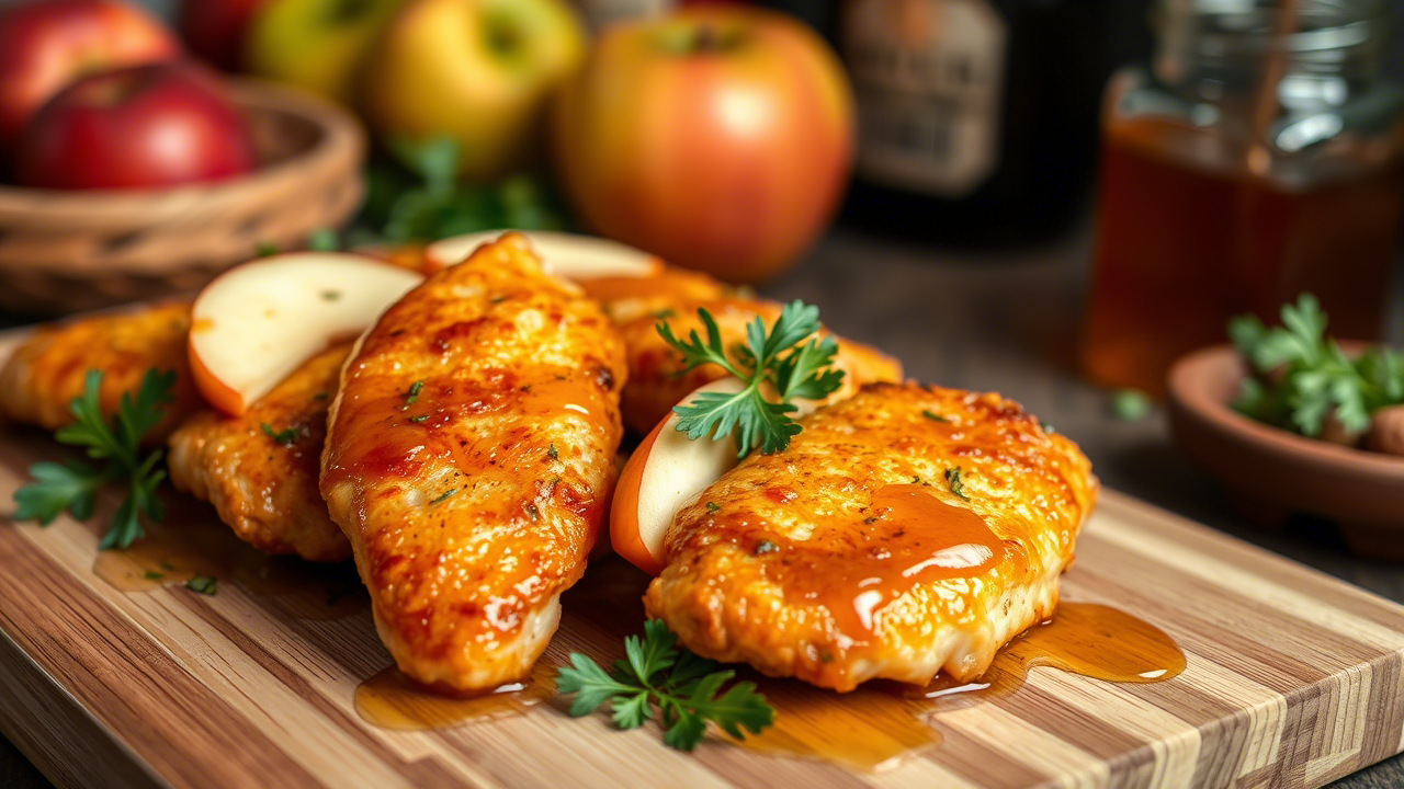 Apple Honey Chicken Tenders Recipe