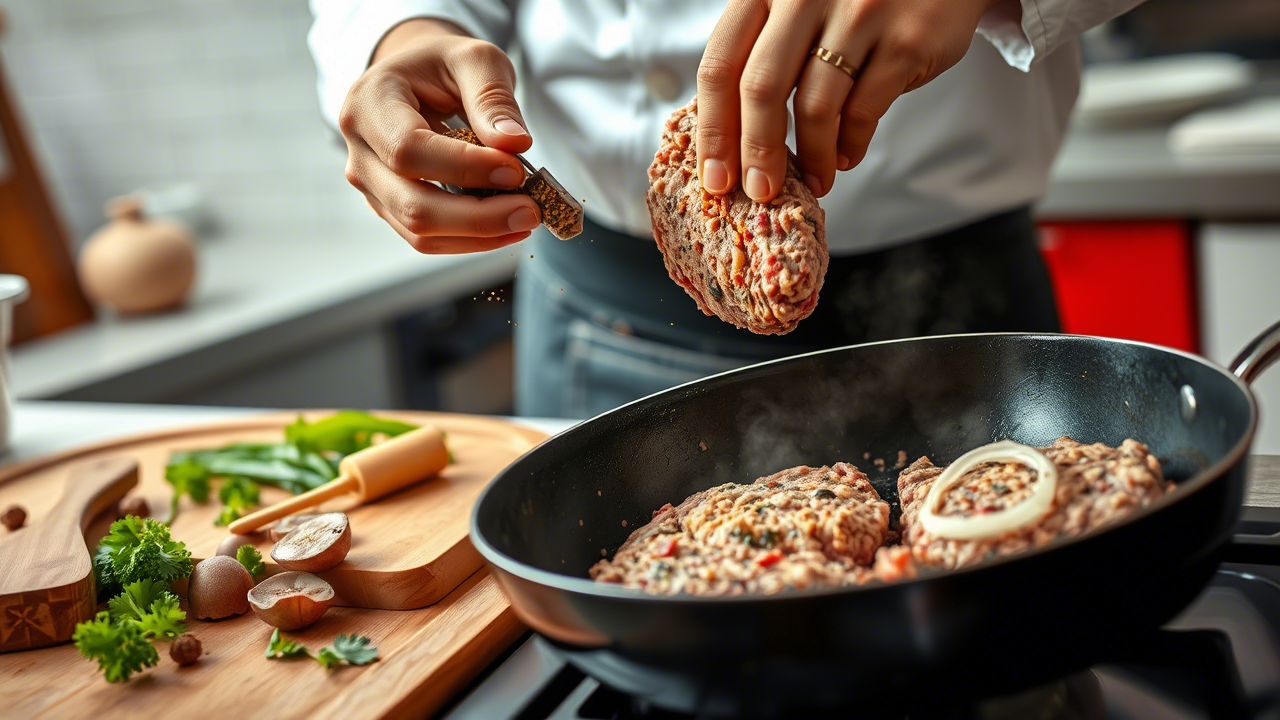 Salisbury Steak Recipe with Ground Chicken