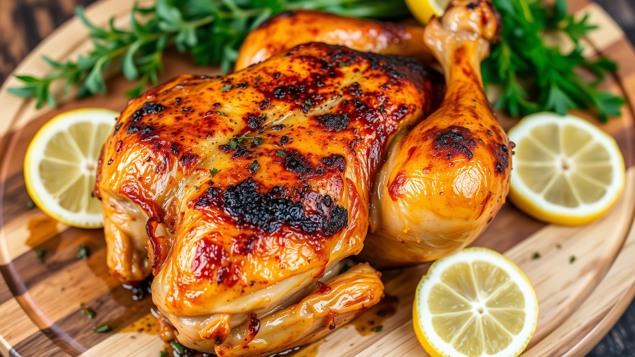 Oven-Braised Chicken With Crispy Skin