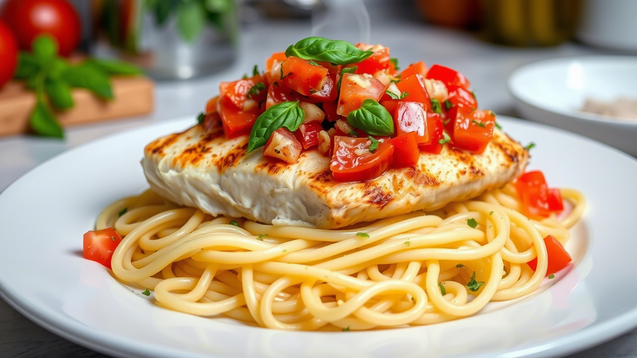 Bruschetta Chicken Pasta