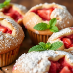 Strawberry Muffins with Frozen Berries