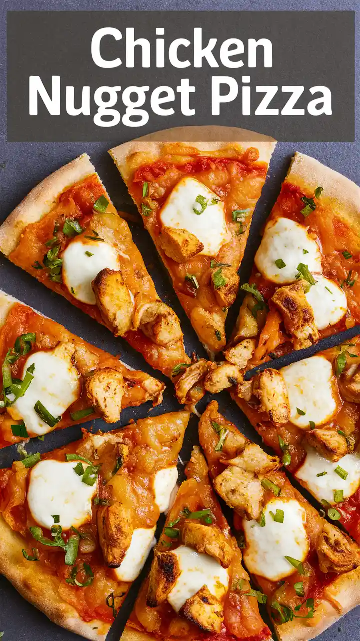Chicken Nugget Pizza