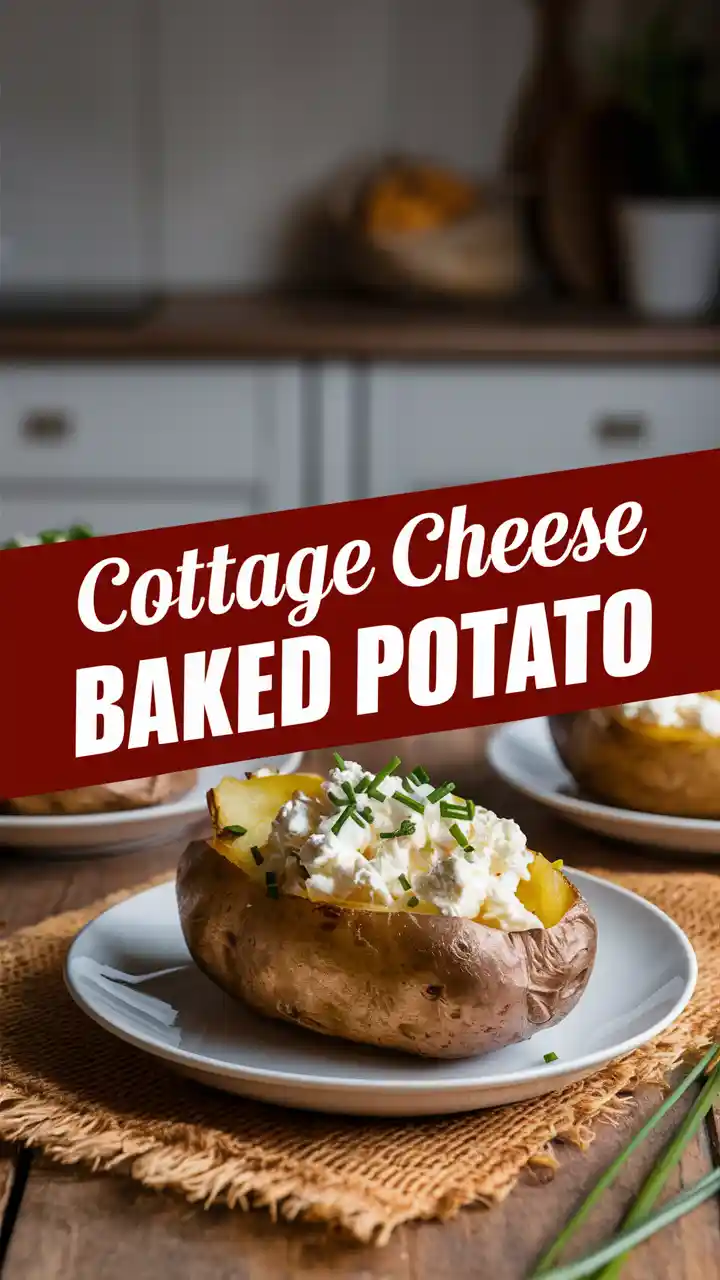 Cottage Cheese Baked Potato